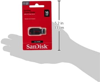 SanDisk Cruzer Blade 16GB USB 2.0 Flash Drive - SDCZ50-016G-B35, Black - Image 3