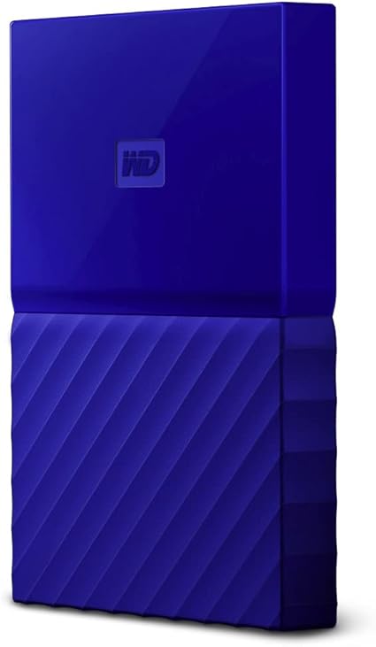 Western Digital 2TB Blue My Passport Portable External Hard Drive - USB 3.0 - WDBS4B0020BBL-WESN