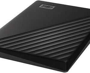 WD 1TB My Passport Portable External Hard Drive HDD, USB 3.0, USB 2.0 Compatible, Black - WDBYVG0010BBK-WESN