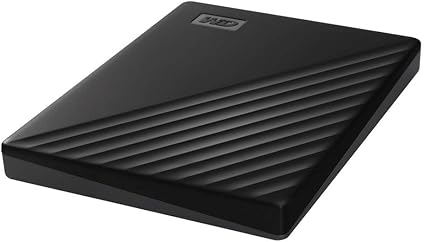 WD 1TB My Passport Portable External Hard Drive HDD, USB 3.0, USB 2.0 Compatible, Black - WDBYVG0010BBK-WESN