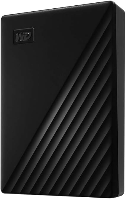 Western Digital 4TB My Passport Portable External Hard Drive HDD, USB 3.0, USB 2.0 Compatible, Black - WDBPKJ0040BBK-WESN