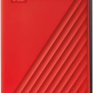 Western Digital 4TB My Passport Portable External Hard Drive HDD, USB 3.0, USB 2.0 Compatible, Red - WDBPKJ0040BRD-WESN