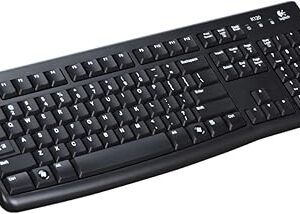 Logitech (920-002478) K120 USB Keyboard Business Comfortable Quiet Typing