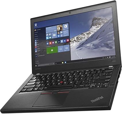Lenovo ThinkPad X260 Business Laptop -12.5 inch Screen - Intel Core i5 6th Gen - 8GB RAM - 256GB SDD - Windows 10 64 bit-Black French Keyboard(Renewed) - Image 2