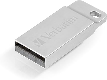 Verbatim 16GB Metal Executive USB Flash Drive - Silver