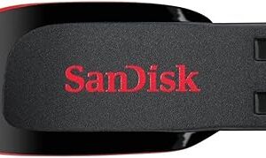 SanDisk Cruzer Blade 16GB USB 2.0 Flash Drive - SDCZ50-016G-B35, Black