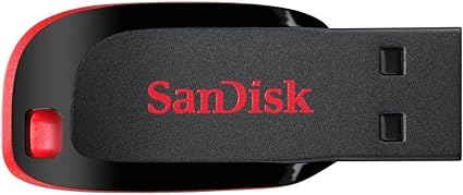 SanDisk Cruzer Blade 16GB USB 2.0 Flash Drive - SDCZ50-016G-B35, Black