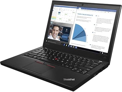Lenovo ThinkPad X260 Business Laptop -12.5 inch Screen - Intel Core i5 6th Gen - 8GB RAM - 256GB SDD - Windows 10 64 bit-Black French Keyboard(Renewed) - Image 4