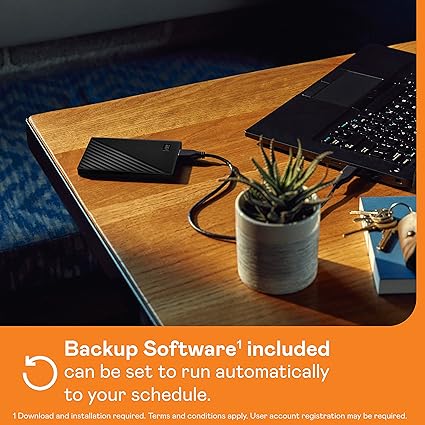 Western Digital 4TB My Passport Portable External Hard Drive HDD, USB 3.0, USB 2.0 Compatible, Black - WDBPKJ0040BBK-WESN - Image 2