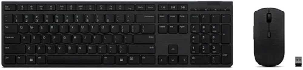 Lenovo Professional Wireless Rechargeable Keyboard -US English