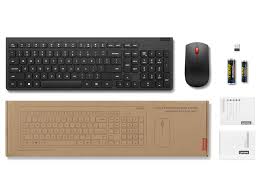 Lenovo Essential Wireless Combo Keyboard & Mouse Gen2 Black-US_English